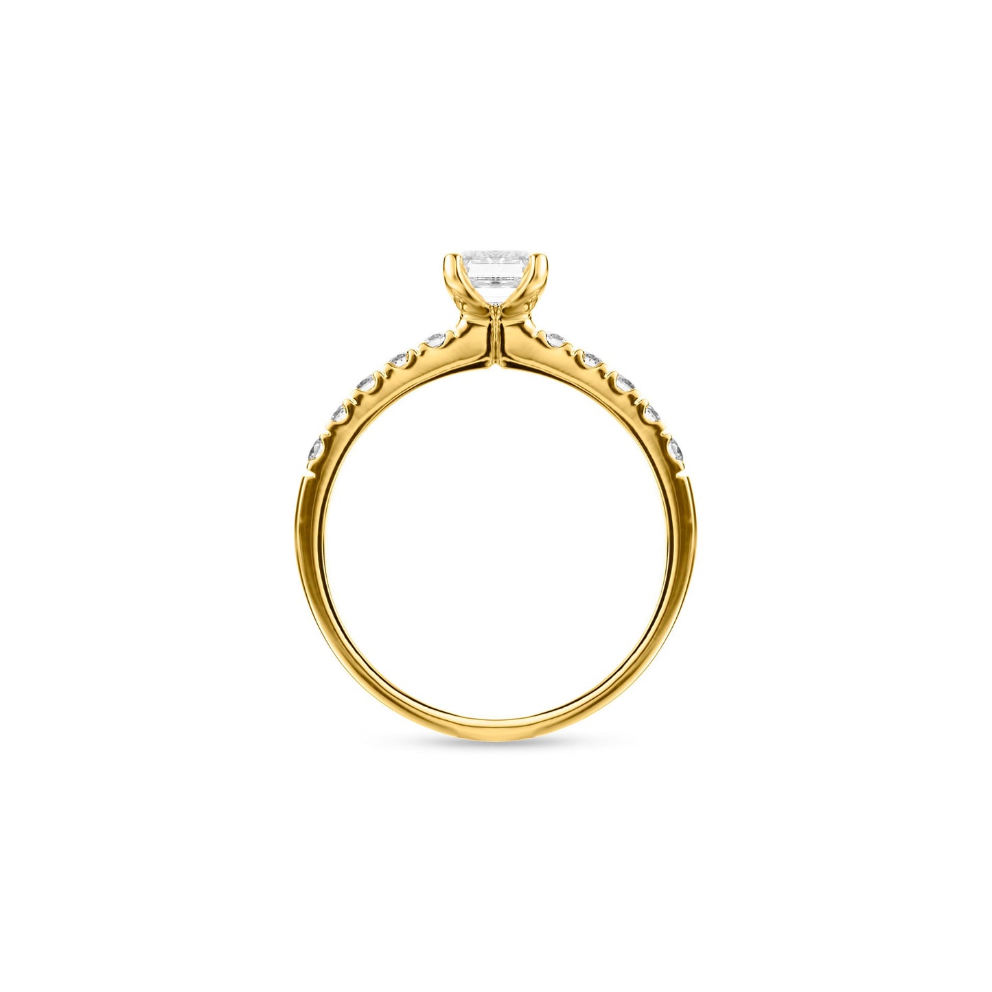 Bright World Ring - Emerald cut - 1CT