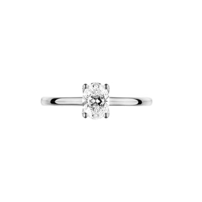 Bright World Ring - Oval cut - 0.50CT