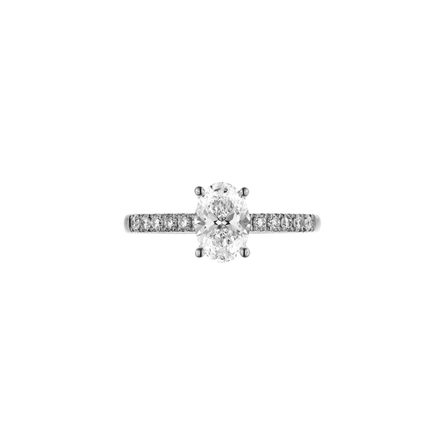 Bright World Ring - Oval cut - 1CT