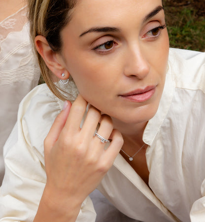 Bright World Ring - Emerald cut - 0.50CT